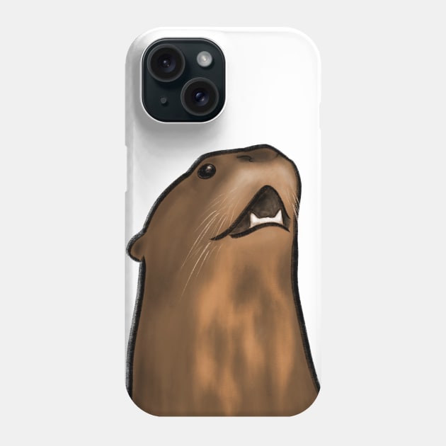 Giant Otter 2 Phone Case by OtterFamily