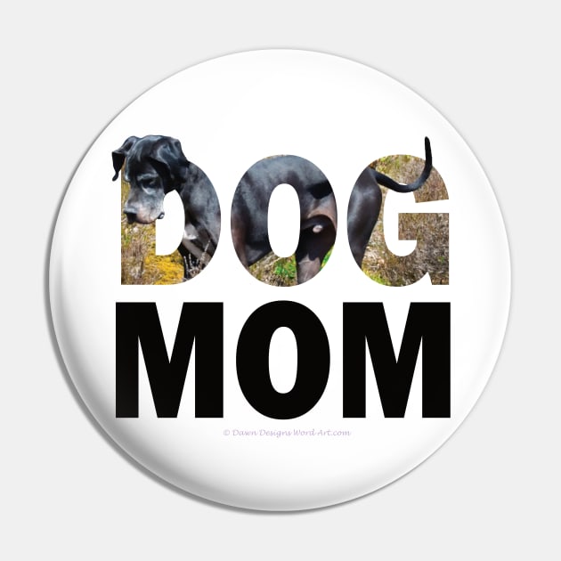 DOG MOM - Great Dane oil painting word art Pin by DawnDesignsWordArt