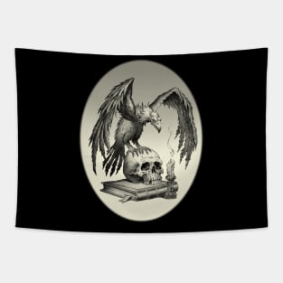 Vulture and Skull Tapestry