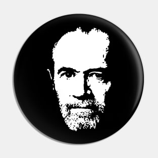 Carlin "Life's Worth Losing" (High Definition, Monochrome). Pin