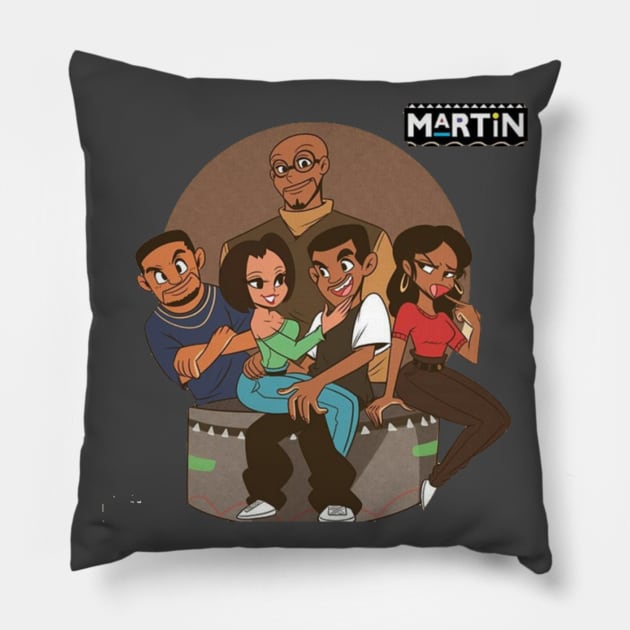 family martin Pillow by nakaladek3