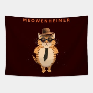 MEOWENHEIMER Parody Design Tapestry