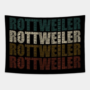 Rottweiler Dad - Funny Dog Lovers Gift For Papa Tapestry