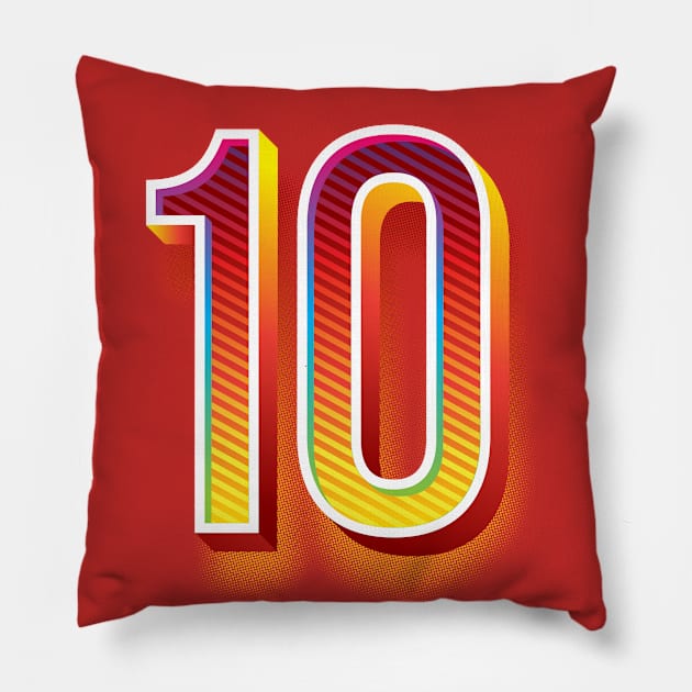 Float 10 Red Version Pillow by MplusC