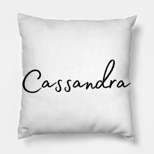 Cassandra Name Calligraphy Pillow