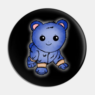 Cute Baby Blue Bear Pin