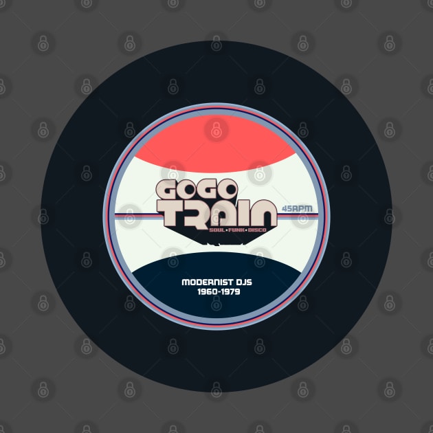 GoGo Train Vinyl by modernistdesign