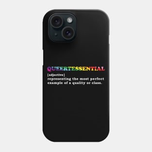 Quintessential Queer Dictionary Definition Phone Case