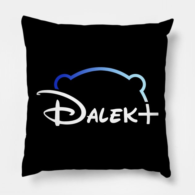 Dalek Plus Luminosity Dischargers Pillow by tone