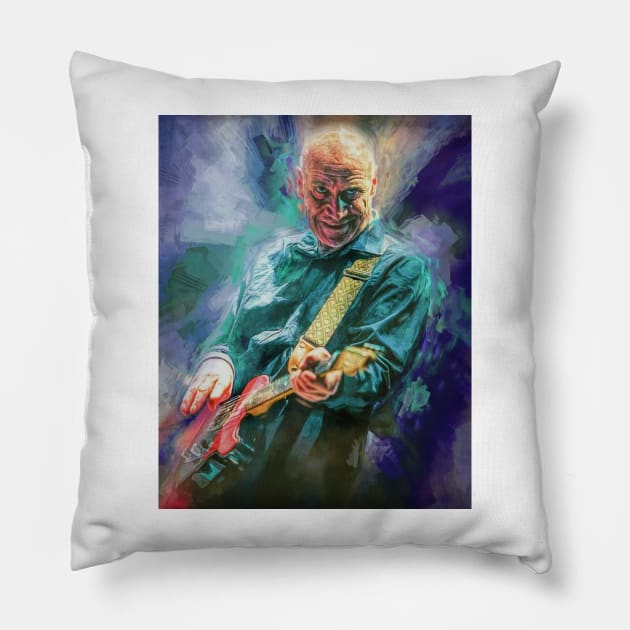 Wilko Johnson Pillow by IconsPopArt