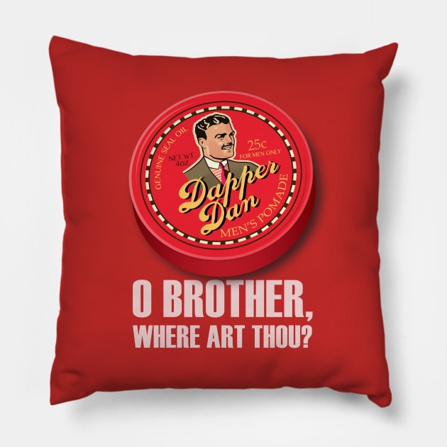 O Brother, Where Art Thou? - Alternative Movie Poster Pillow by MoviePosterBoy