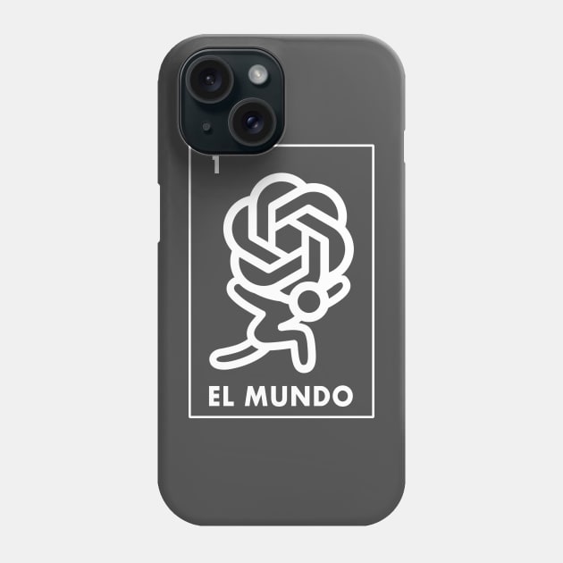 El Mundo Chat GPT Phone Case by Electrovista