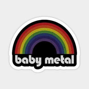 Baby Metal - Rainbow Vintage Magnet