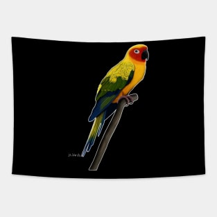 Sun Conure Bird Watching Birding Ornithologist Gift Tapestry