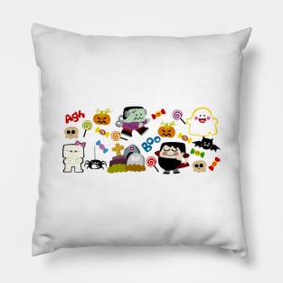 Halloween Stuff Pillow