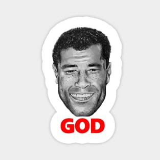 Paul McGrath - God, Icon version. Magnet