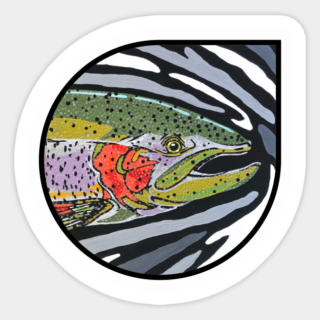 Rainbow Trout Trout Sticker Teepublic