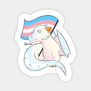 Transgender Pride Flag Dragon 2 - 2018 Magnet