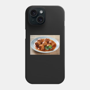 Beef and pork meatballs Phone Case