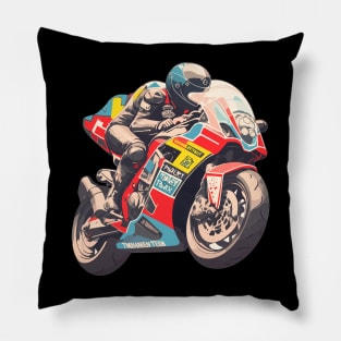 Isle of Man TT Bike Pillow