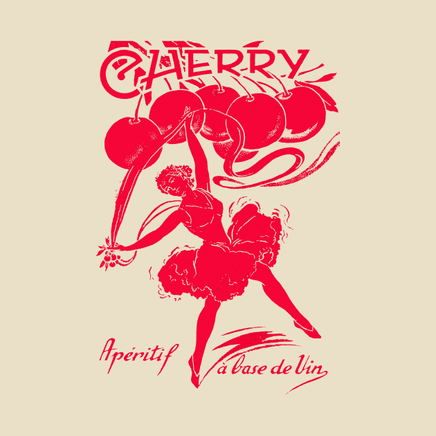 1925 French Cherry Apertif by historicimage