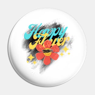 Happy flower Pin