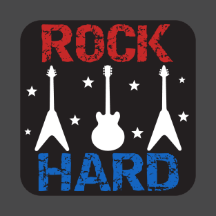 Rock Hard - Red, White and Blue T-Shirt