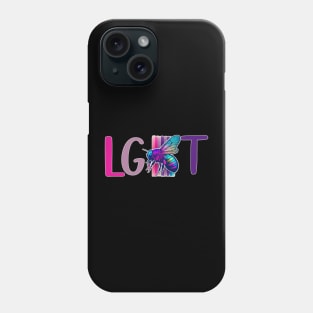 L G BEE T | LGBT | Bisexual Shirt Phone Case