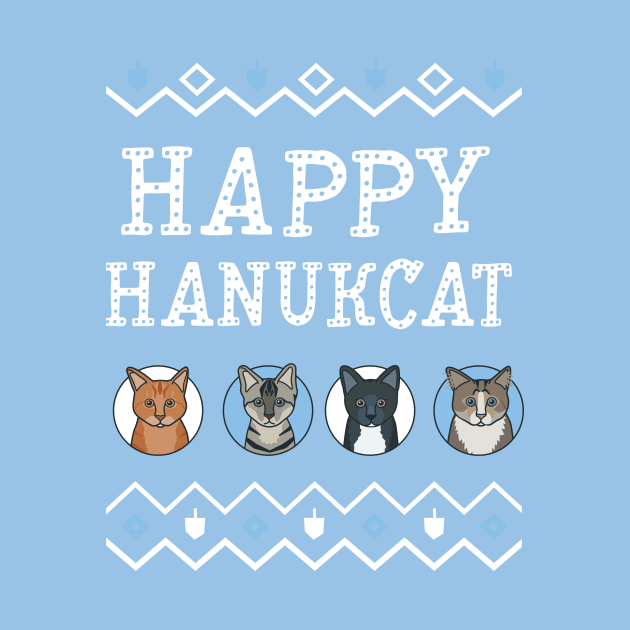 Happy Hannukat by bestcatshrirts