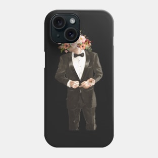 Suit and Flowers Phone Case