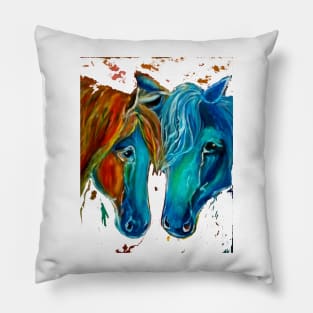 Buckskin Ponies Pillow