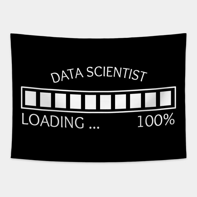 Data Scientist Loading 20 % Collection Tapestry by belkacemmdjoudi@gmail.com