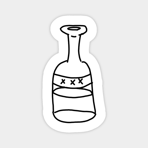 bottle Magnet by the doodler