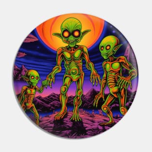 70's Aliens Pin