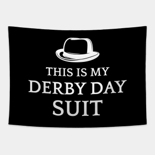 This is my derby day suit, Funny Derby Day 2022 Kentucky horse racing men hat Tapestry