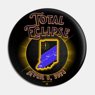 Total Eclipse Indiana Pin