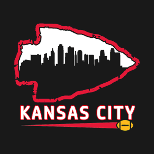 Kansas City Pro Football Cool Skyline T-Shirt