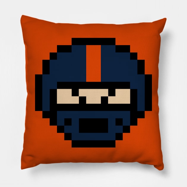 8-Bit Helmet - San Antonio Pillow by The Pixel League