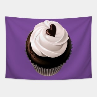 Chocolate Cupcake with Love Tapestry