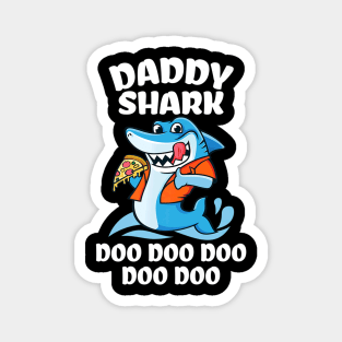 Daddy Shark Doo Doo Fathers Day Magnet