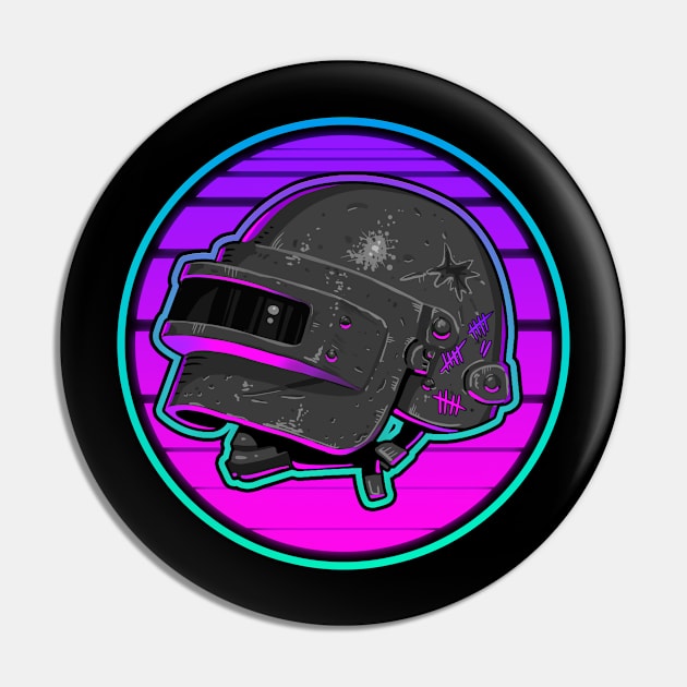 Pubg T shirt - Purple Pin by Ravenseye