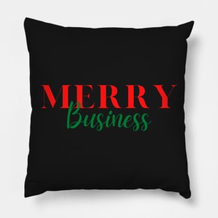 Merry Christmas for Business Pillow