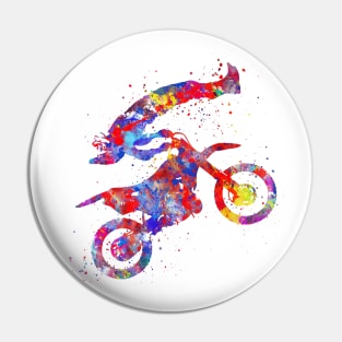 Motocross dirt bike Pin