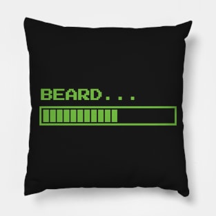 DOWNLOADING BEARD... Pillow