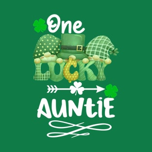 One Lucky auntie with gnomes T-Shirt