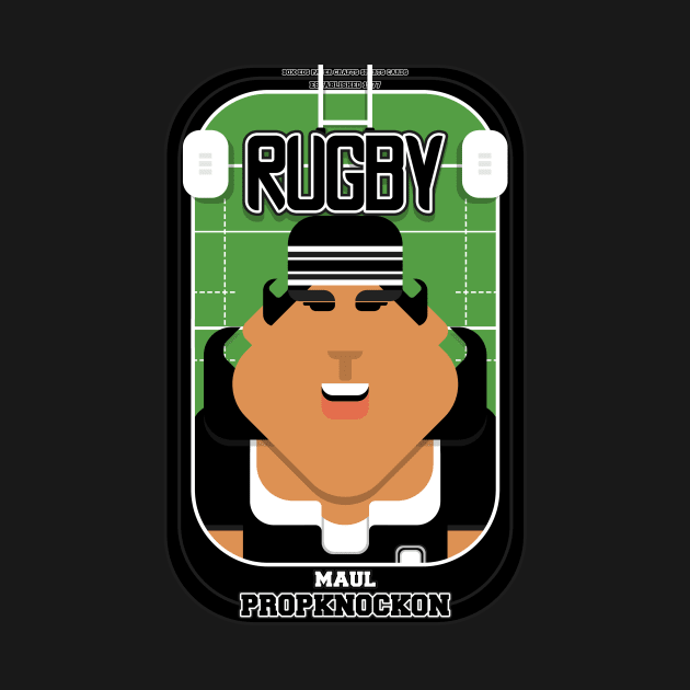 Rugby Black - Maul Propknockon - Indie version by Boxedspapercrafts