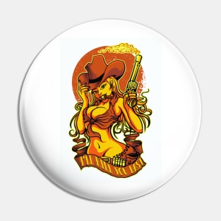 Cow Girl Pin