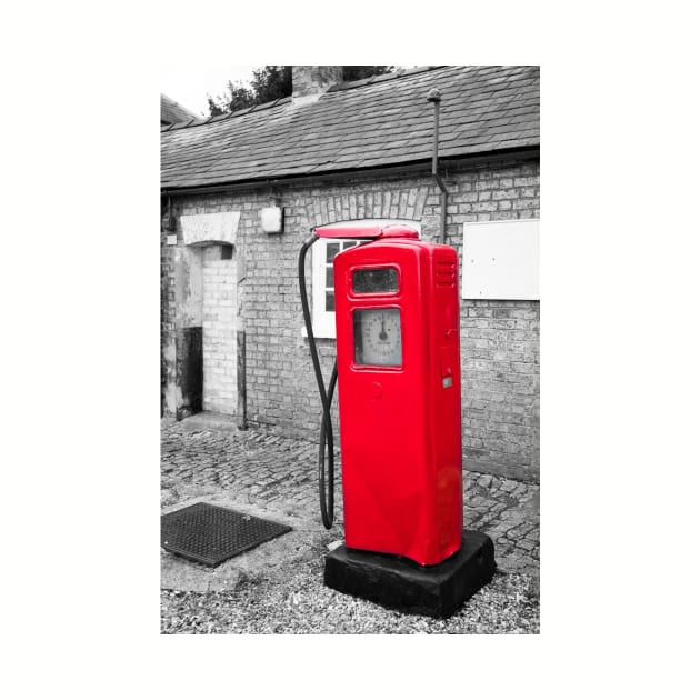 Red Gas Pump by tommysphotos