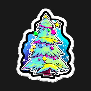 Ocean Kawaii Christmas Tree T-Shirt