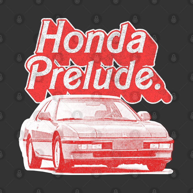 Honda Prelude (Red) /// Original Retro Design by DankFutura